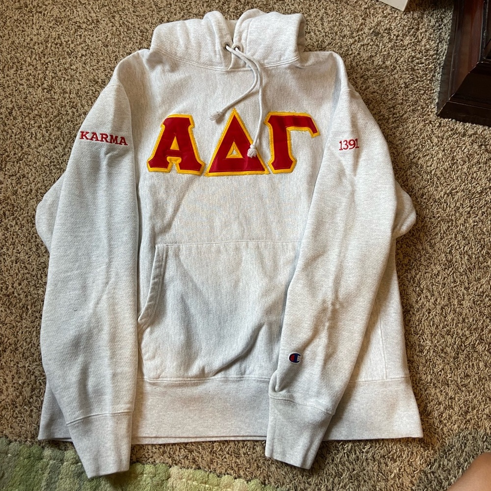 Reverse weave sorority sweatshirt